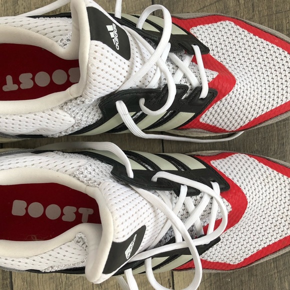 Adidas Ultra Boost • White Grey Scarlett • Mens size 13 - Picture 3 of 6